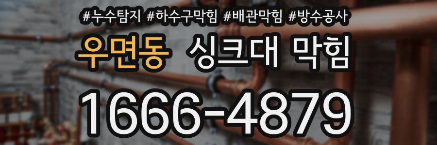 우면동 싱크대 막힘