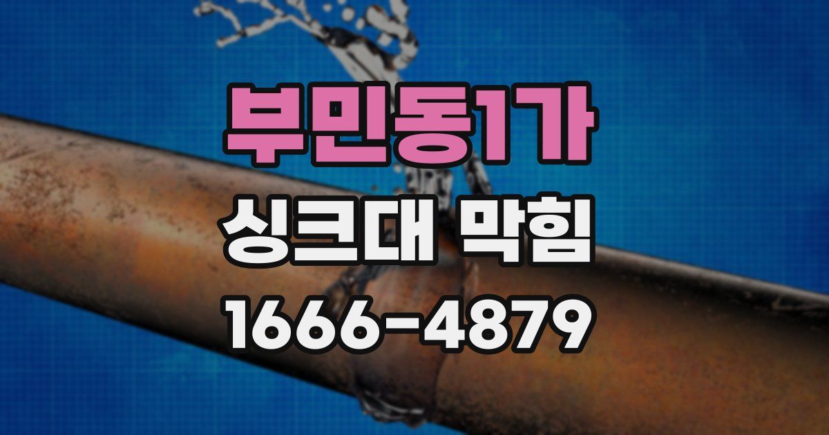 부민동1가 싱크대 막힘