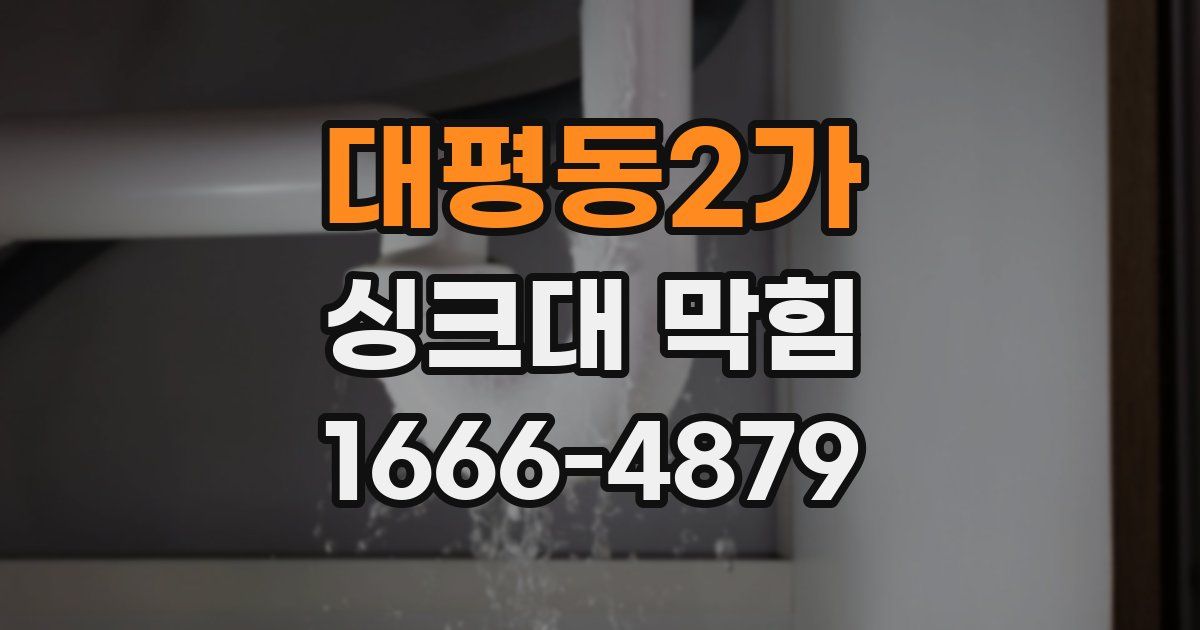 대평동2가 싱크대 막힘