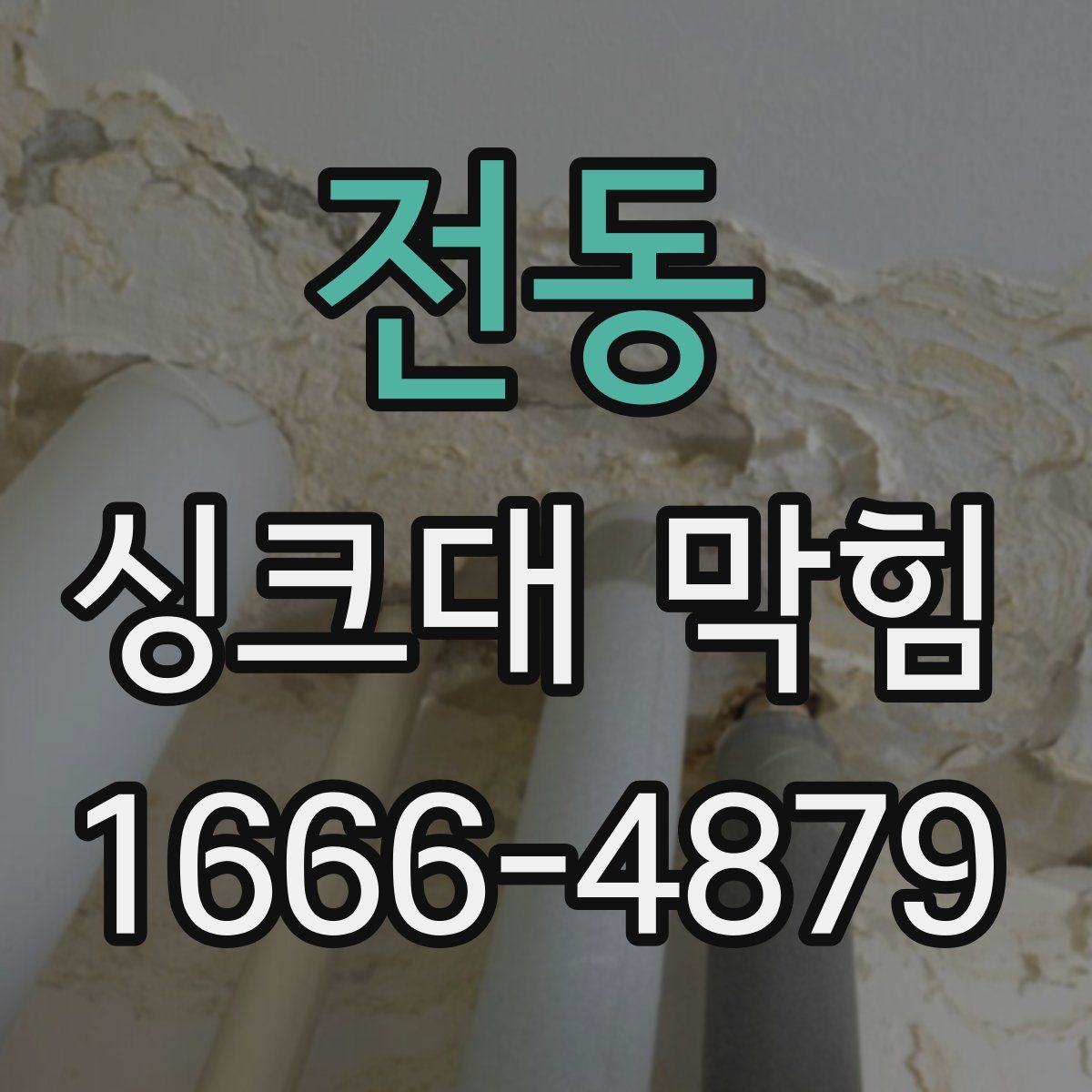 전동 싱크대 막힘