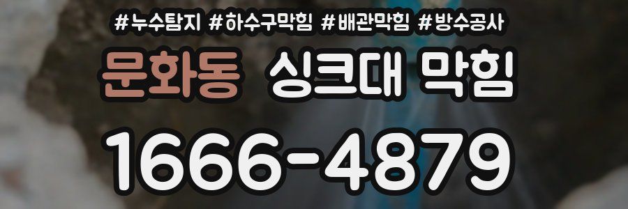 문화동 싱크대 막힘