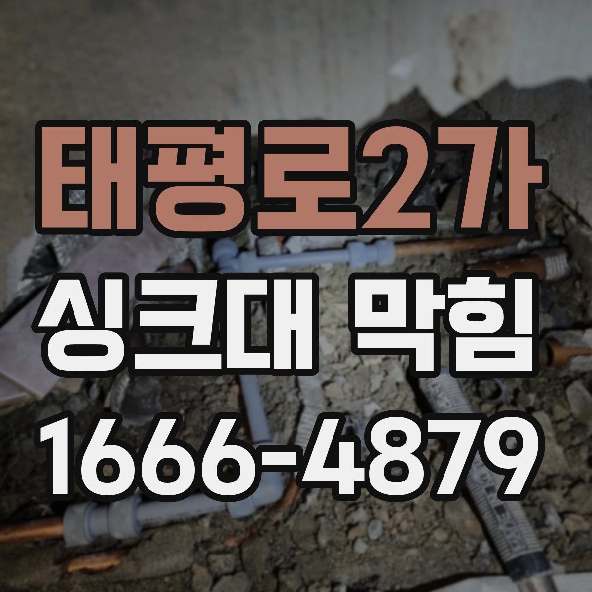 태평로2가 싱크대 막힘