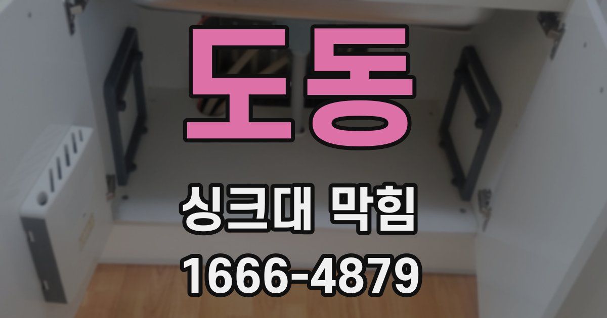 도동 싱크대 막힘