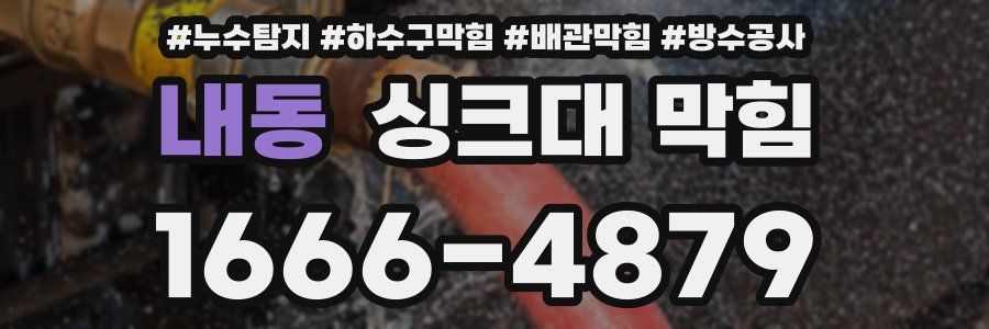 내동 싱크대 막힘