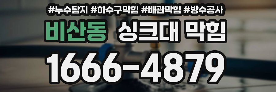 비산동 싱크대 막힘