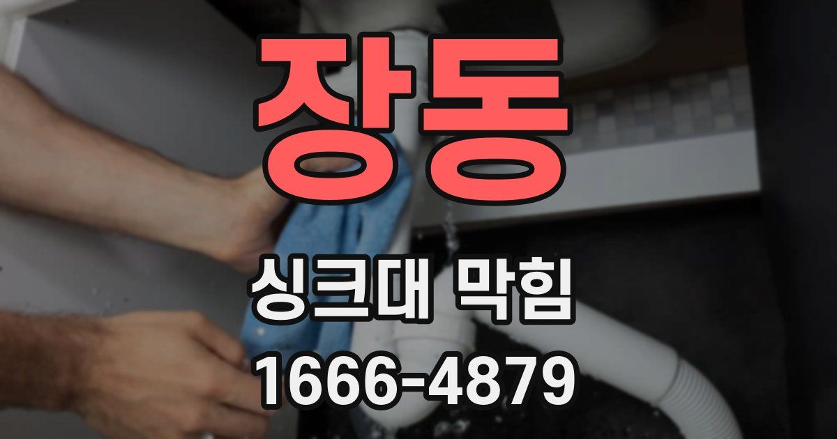 장동 싱크대 막힘