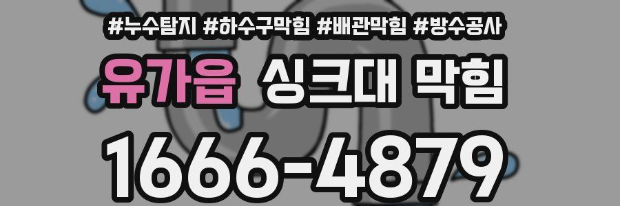 유가읍 싱크대 막힘