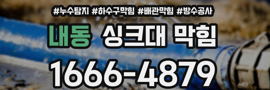 내동 싱크대 막힘