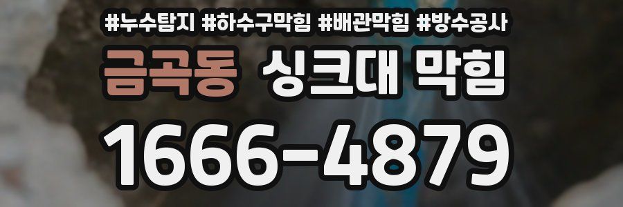 금곡동 싱크대 막힘