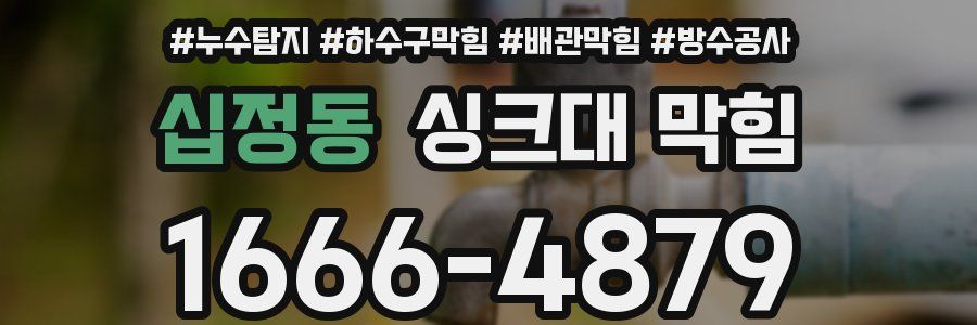 십정동 싱크대 막힘