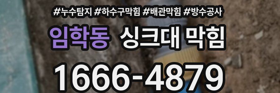 임학동 싱크대 막힘