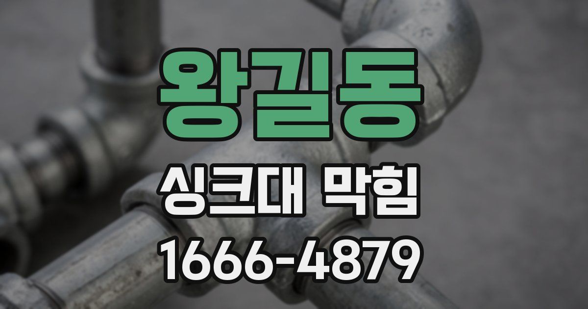 왕길동 싱크대 막힘