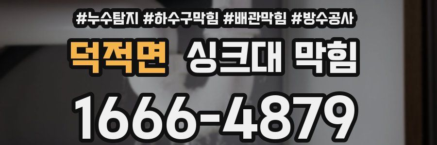 덕적면 싱크대 막힘