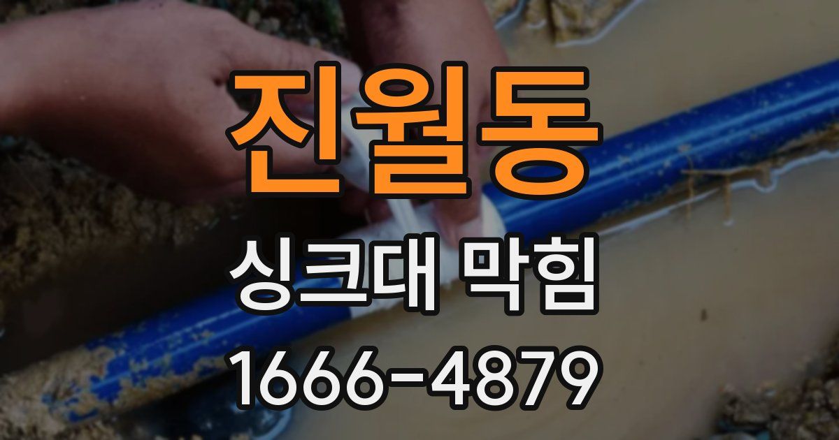 진월동 싱크대 막힘