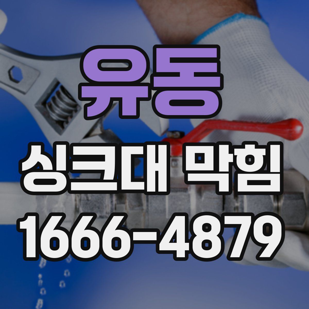 유동 싱크대 막힘