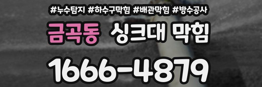 금곡동 싱크대 막힘
