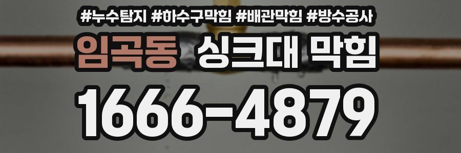 임곡동 싱크대 막힘