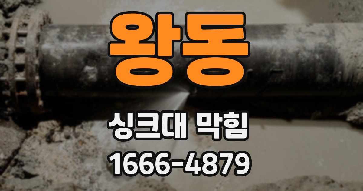 왕동 싱크대 막힘