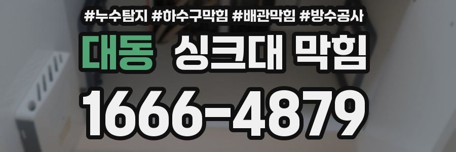 대동 싱크대 막힘