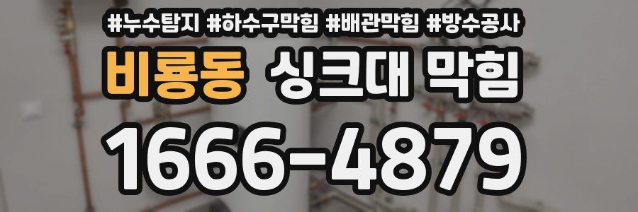 비룡동 싱크대 막힘