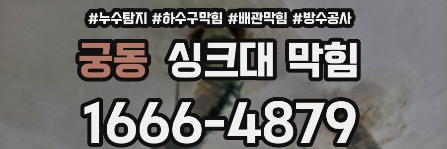 궁동 싱크대 막힘