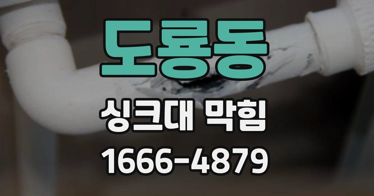 도룡동 싱크대 막힘