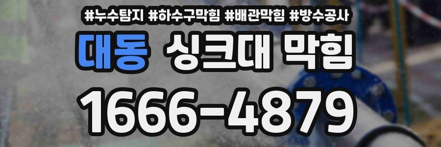 대동 싱크대 막힘