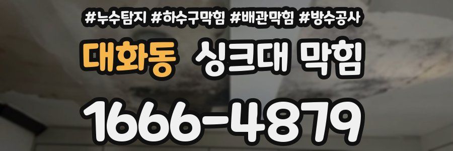 대화동 싱크대 막힘