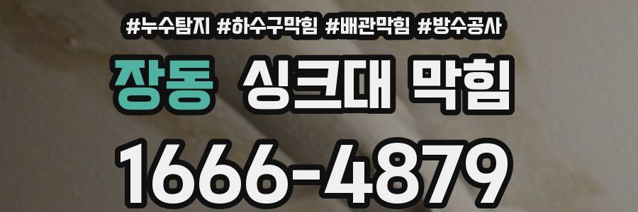 장동 싱크대 막힘