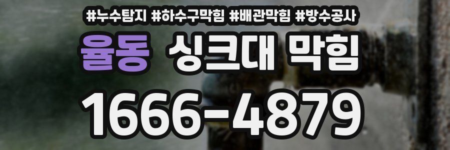 율동 싱크대 막힘