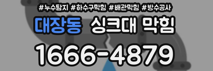 대장동 싱크대 막힘
