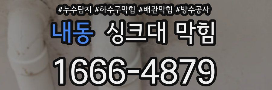 내동 싱크대 막힘