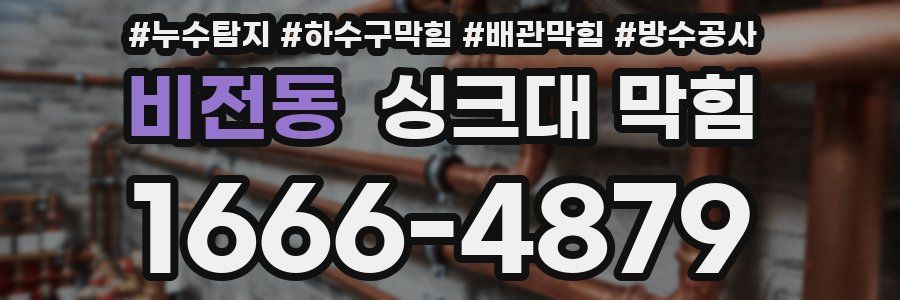 비전동 싱크대 막힘
