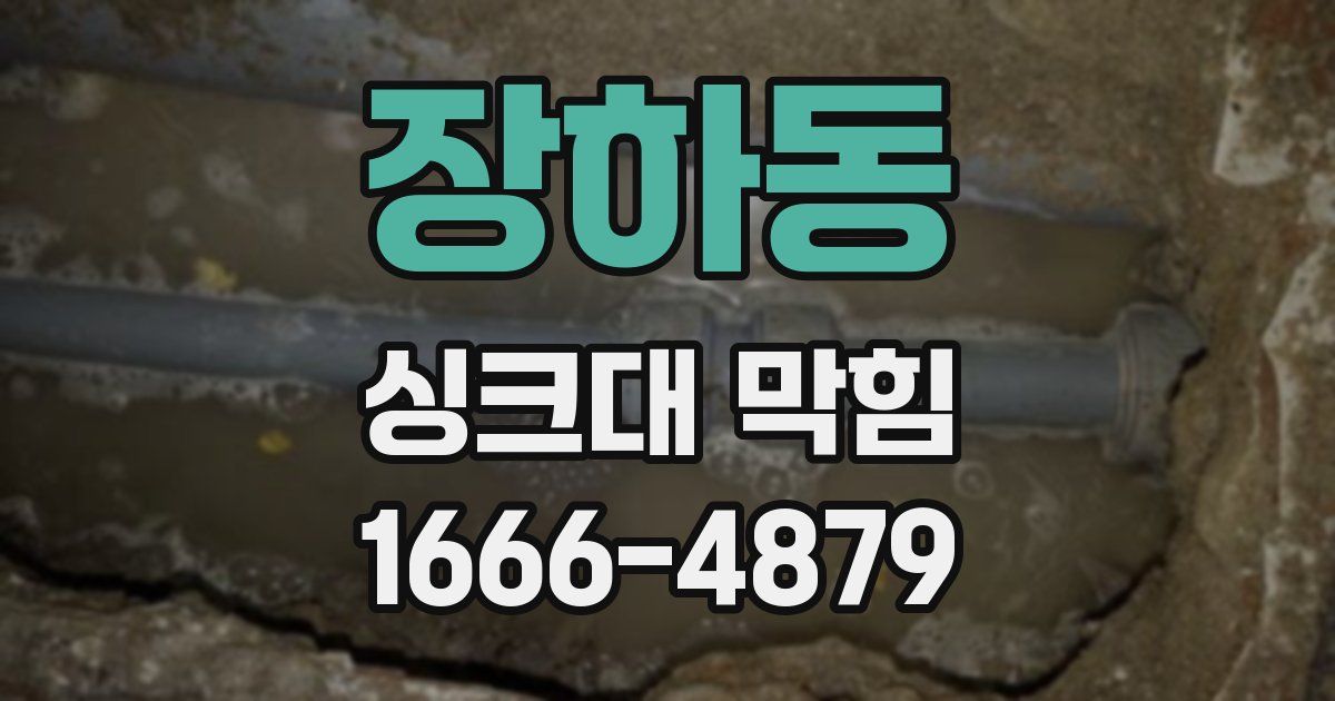 장하동 싱크대 막힘