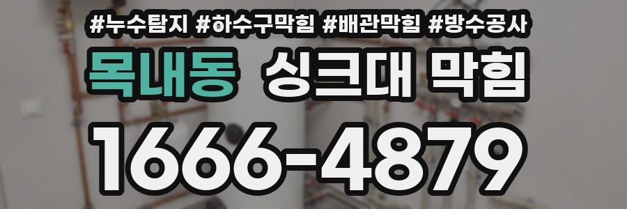 목내동 싱크대 막힘
