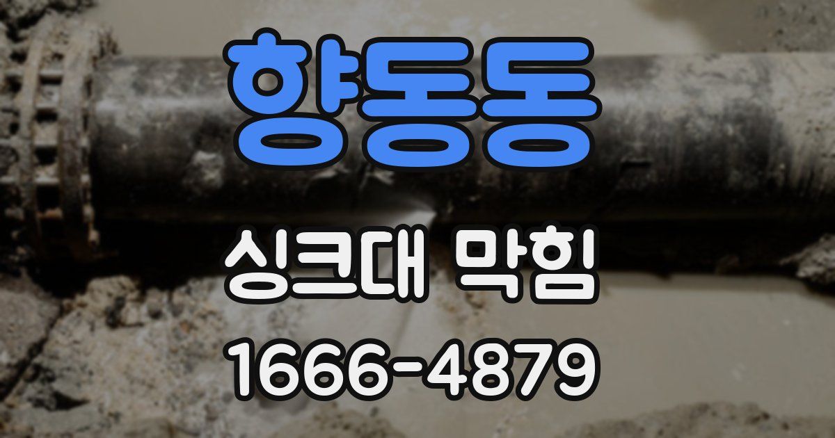 향동동 싱크대 막힘