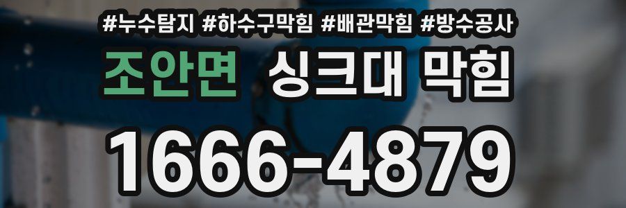조안면 싱크대 막힘