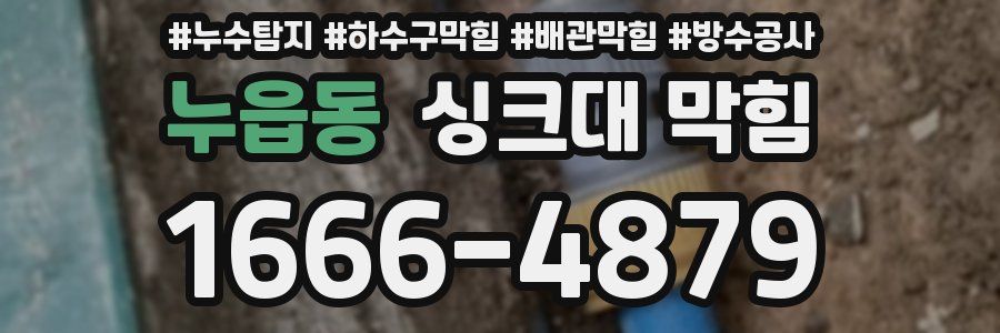 누읍동 싱크대 막힘