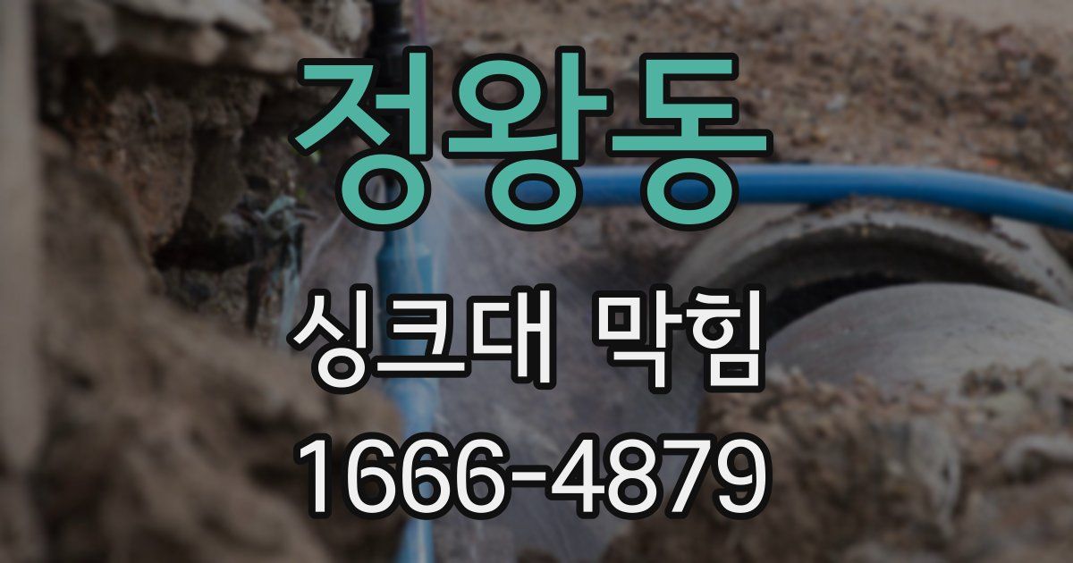 정왕동 싱크대 막힘
