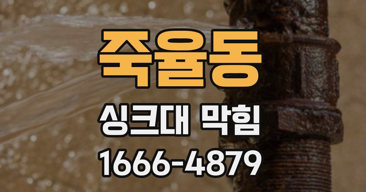 죽율동 싱크대 막힘