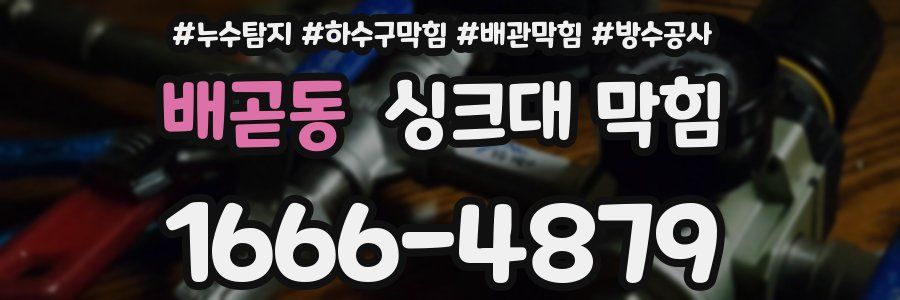 배곧동 싱크대 막힘