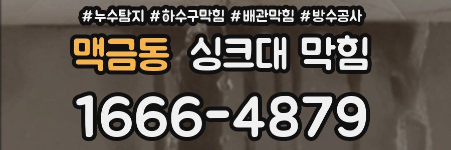맥금동 싱크대 막힘