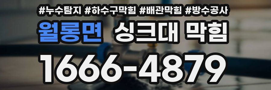 월롱면 싱크대 막힘