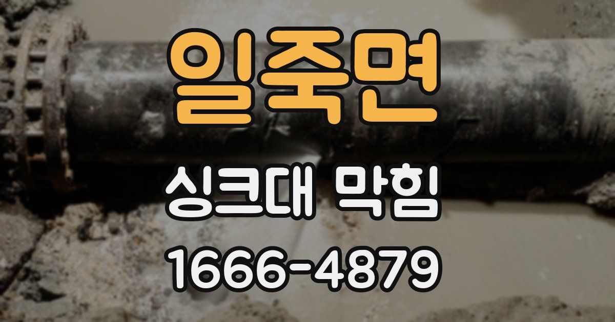 일죽면 싱크대 막힘