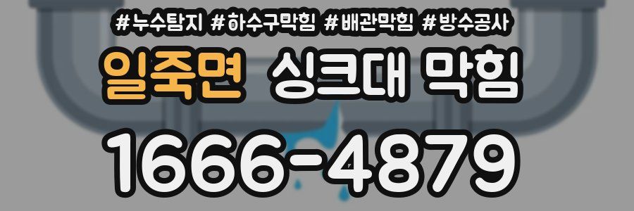 일죽면 싱크대 막힘