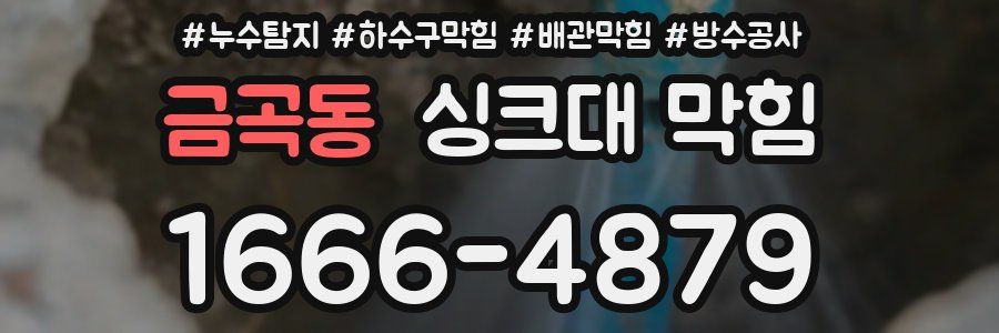 금곡동 싱크대 막힘