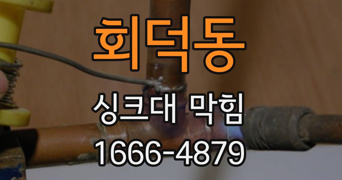 회덕동 싱크대 막힘