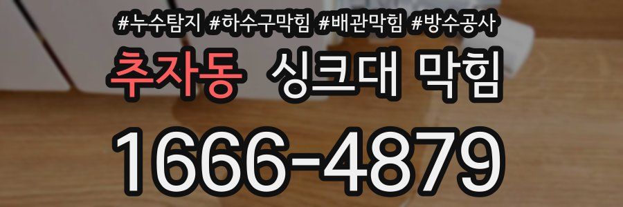 추자동 싱크대 막힘