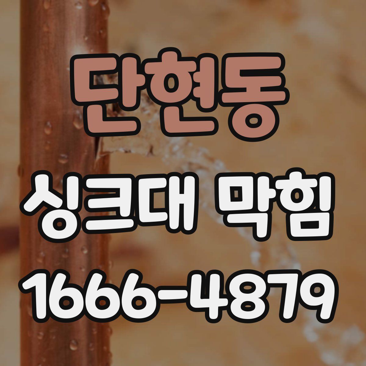 단현동 싱크대 막힘