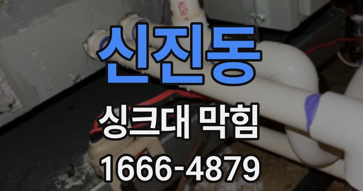 신진동 싱크대 막힘